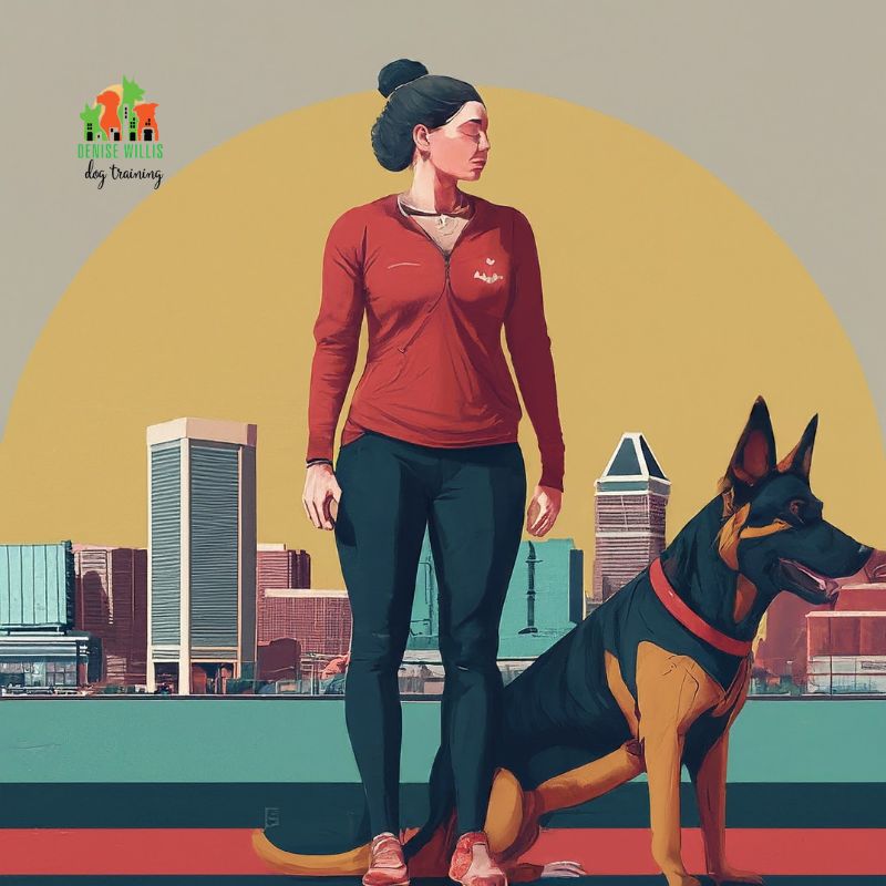 Dog obedience training Baltimore Inner Harbor