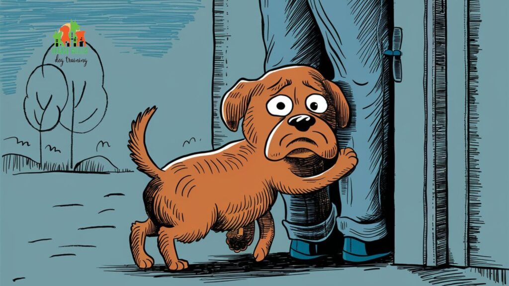 Dog Following Owner Everywhere