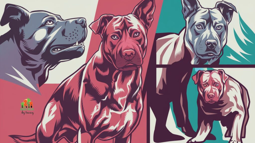 Dog body language indicating protective behavior